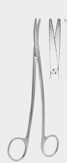 Ножиці МЕТЦЕНБАУМА (METZENBAUM), S-вигнуті, 20,0 см (cm)